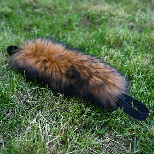 Sheepskin Dog Tug Toy - Handmade, Prey Drive Training, Interactive Play - Sable