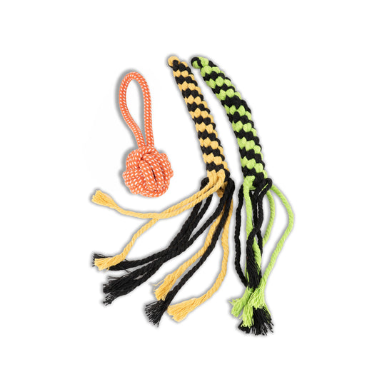 Adjustable Flirt Pole with Durable Rope Lures Kit – Interactive Play, Engagement, Exercise & Mental Enrichment