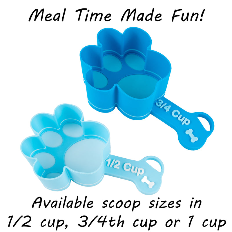 Load image into Gallery viewer, Dog Paw Print Scooper - Vibrant Colors - Easy Hanging Storage - Lightweight - Durable

