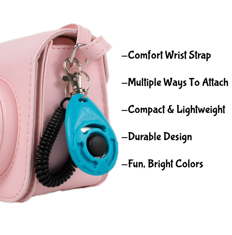 Load image into Gallery viewer, Dog Training Clicker with Wrist Strap, Puppy Clicker Trainer, Positive Reinforcement Tool, Pet Training Clicker, Dog Obedience Training
