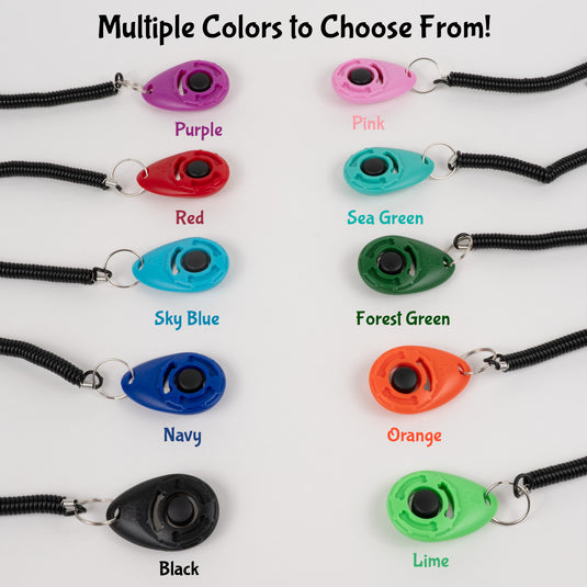 Dog Training Clicker with Wrist Strap, Puppy Clicker Trainer, Positive Reinforcement Tool, Pet Training Clicker, Dog Obedience Training
