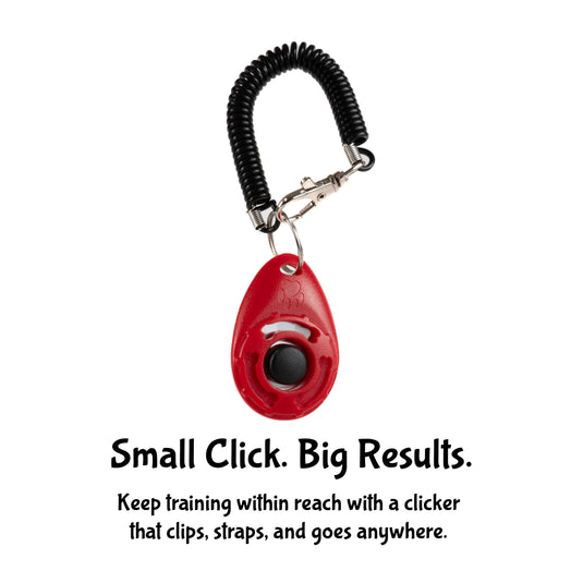 Dog Training Clicker with Wrist Strap, Puppy Clicker Trainer, Positive Reinforcement Tool, Pet Training Clicker, Dog Obedience Training