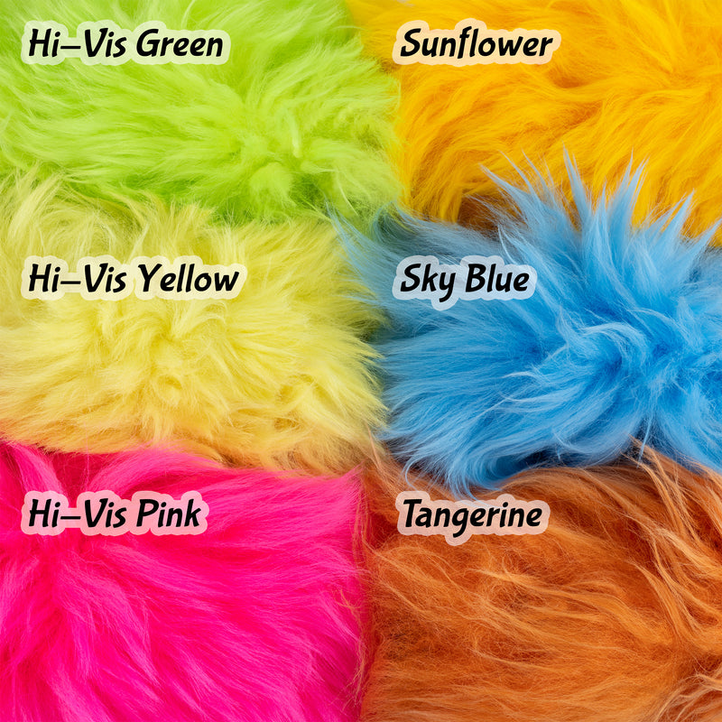 Load image into Gallery viewer, Sheepskin Dog Tug Reward Toy - Single Handle, Three Sizes - Hi-Visibility Colors
