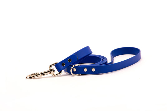 Biothane Dog Leash - 5FT Line - 3/4th Width - High Visibility Colors - Sturdy Dog Leash - Sturdy Hardware - Waterproof - Easy to Clean