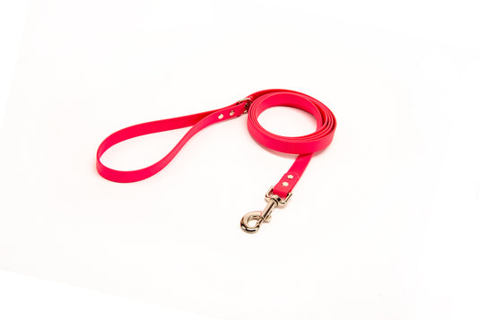 Biothane Dog Leash - 6FT Line - 3/4th Width - High Visibility Colors - Sturdy Dog Leash - Sturdy Hardware - Waterproof - Easy to Clean