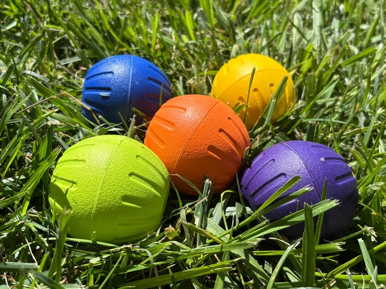 Load image into Gallery viewer, Foam Fetch Dog Ball - NO Handle - Long Lasting - High Visibility Colors
