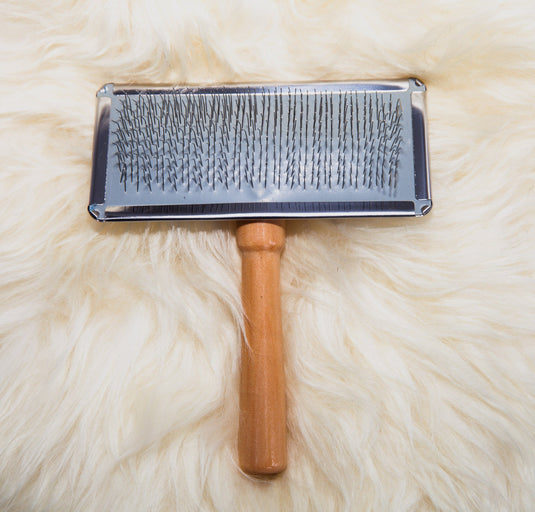 Pro-Grade Bamboo Slicker Dog Care Brush