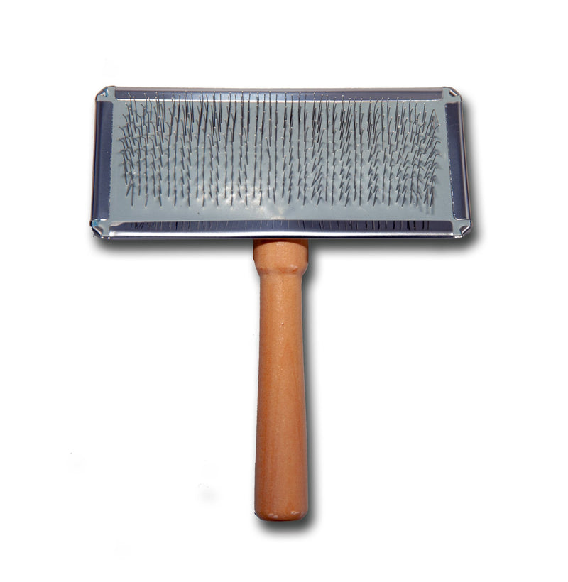 Load image into Gallery viewer, Pro-Grade Bamboo Slicker Dog Care Brush
