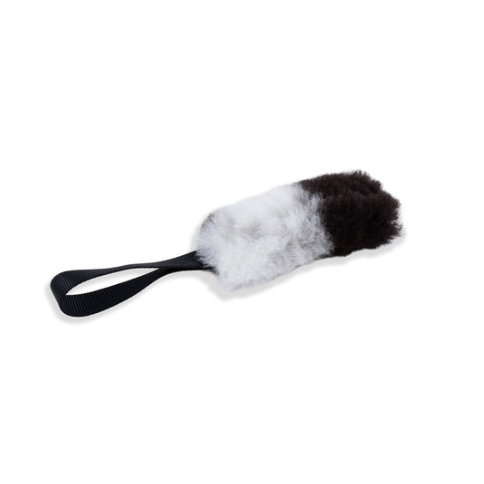 Sheepskin Quick Reward Tug Toy - Single Handle - Three Sizes - Natural Tones - Handmade