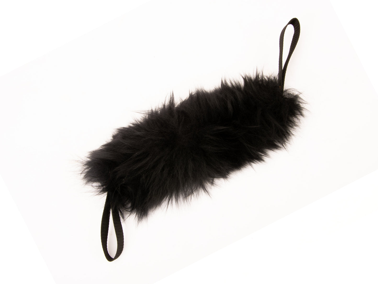 Sheepskin Soft Bite Dog Tug - Training Toy, Building Prey and Toy Drive, Interactive Play, Tug Toy, Real Sheepskin, Dual Handles