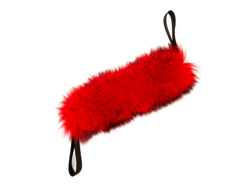 Load image into Gallery viewer, Sheepskin Soft Bite Dog Tug - Training Toy, Building Prey and Toy Drive, Interactive Play, Tug Toy, Real Sheepskin, Dual Handles
