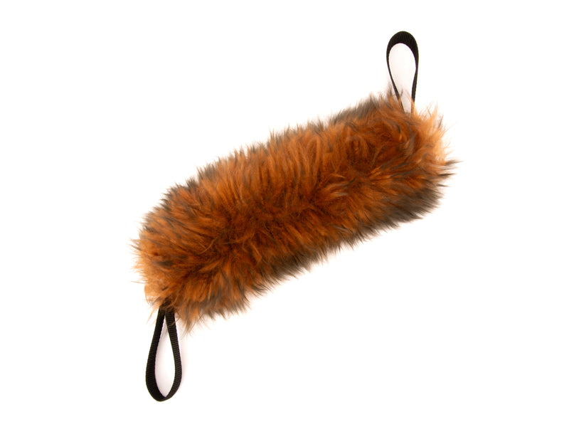 Load image into Gallery viewer, Sheepskin Soft Bite Dog Tug - Training Toy, Building Prey and Toy Drive, Interactive Play, Tug Toy, Real Sheepskin, Dual Handles
