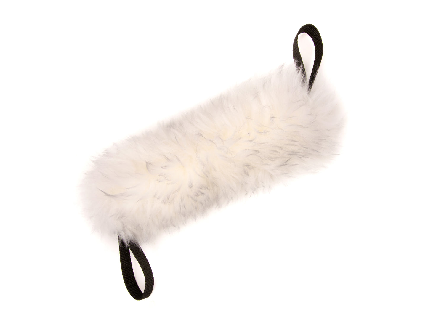 Sheepskin Soft Bite Dog Tug - Training Toy, Building Prey and Toy Drive, Interactive Play, Tug Toy, Real Sheepskin, Dual Handles